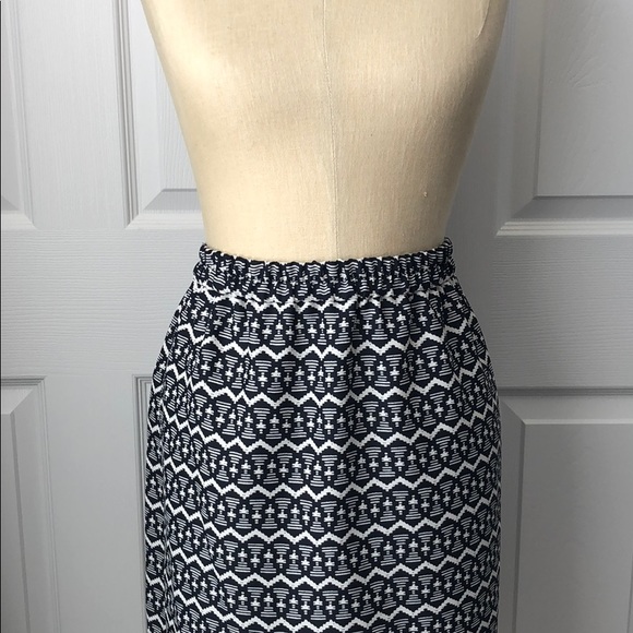 Ann Taylor LOFT Black & White Pencil Skirt Size XL - Picture 2 of 5
